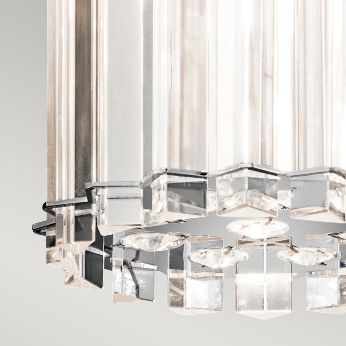 Pendelleuchte Crystal Skye (verchromt) 2x - Elstead Lighting
