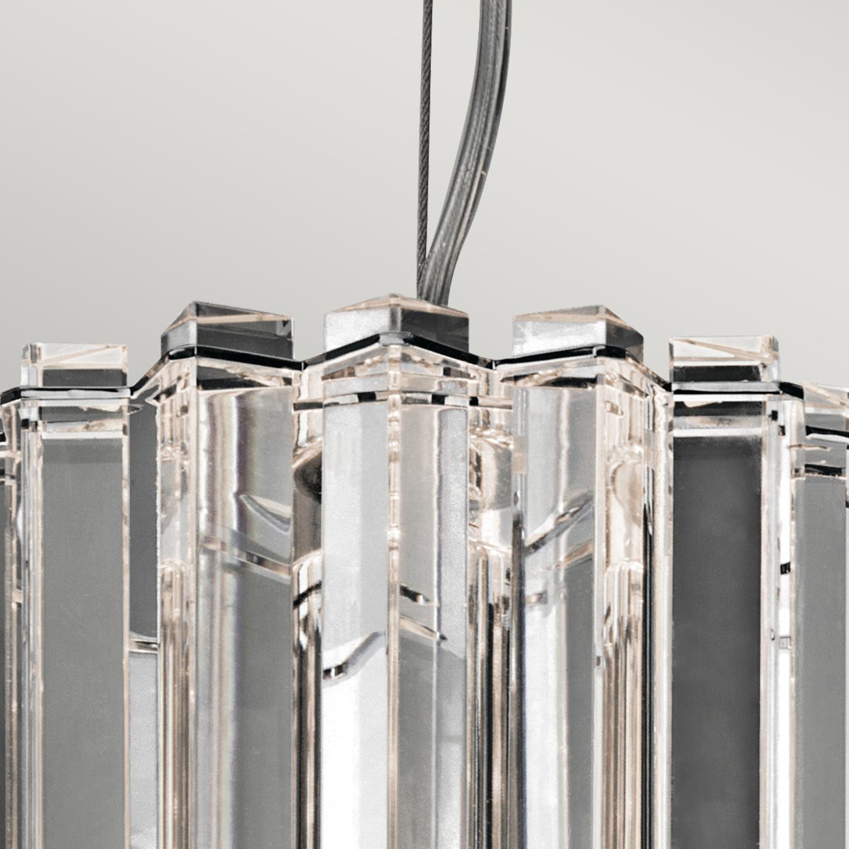 Pendelleuchte Crystal Skye (verchromt) 2x - Elstead Lighting