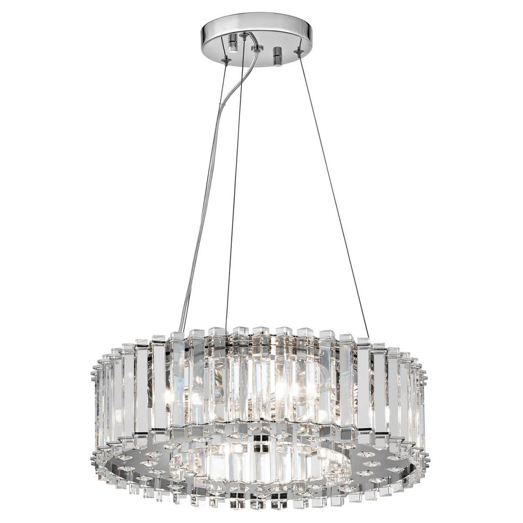 Pendelleuchte Crystal Skye (verchromt) 6x - Elstead Lighting