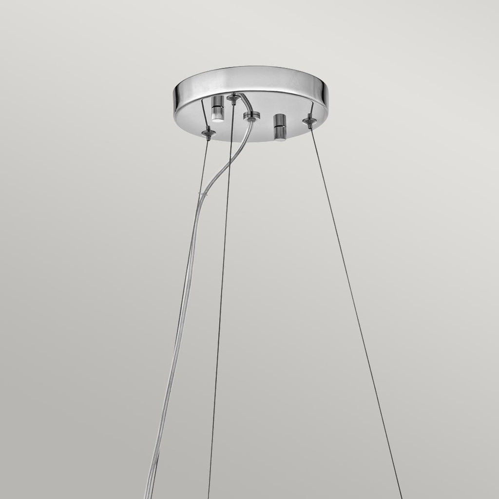 Pendelleuchte Crystal Skye (verchromt) 6x - Elstead Lighting