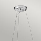 Pendelleuchte Crystal Skye (verchromt) 6x - Elstead Lighting