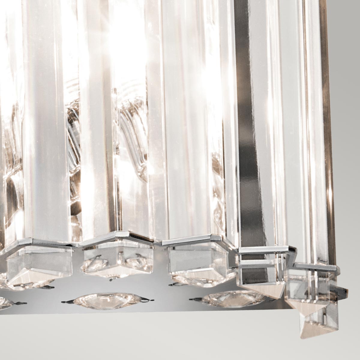 Bad-Wandleuchte Crystal Skye (verchromt) 2x - Elstead Lighting