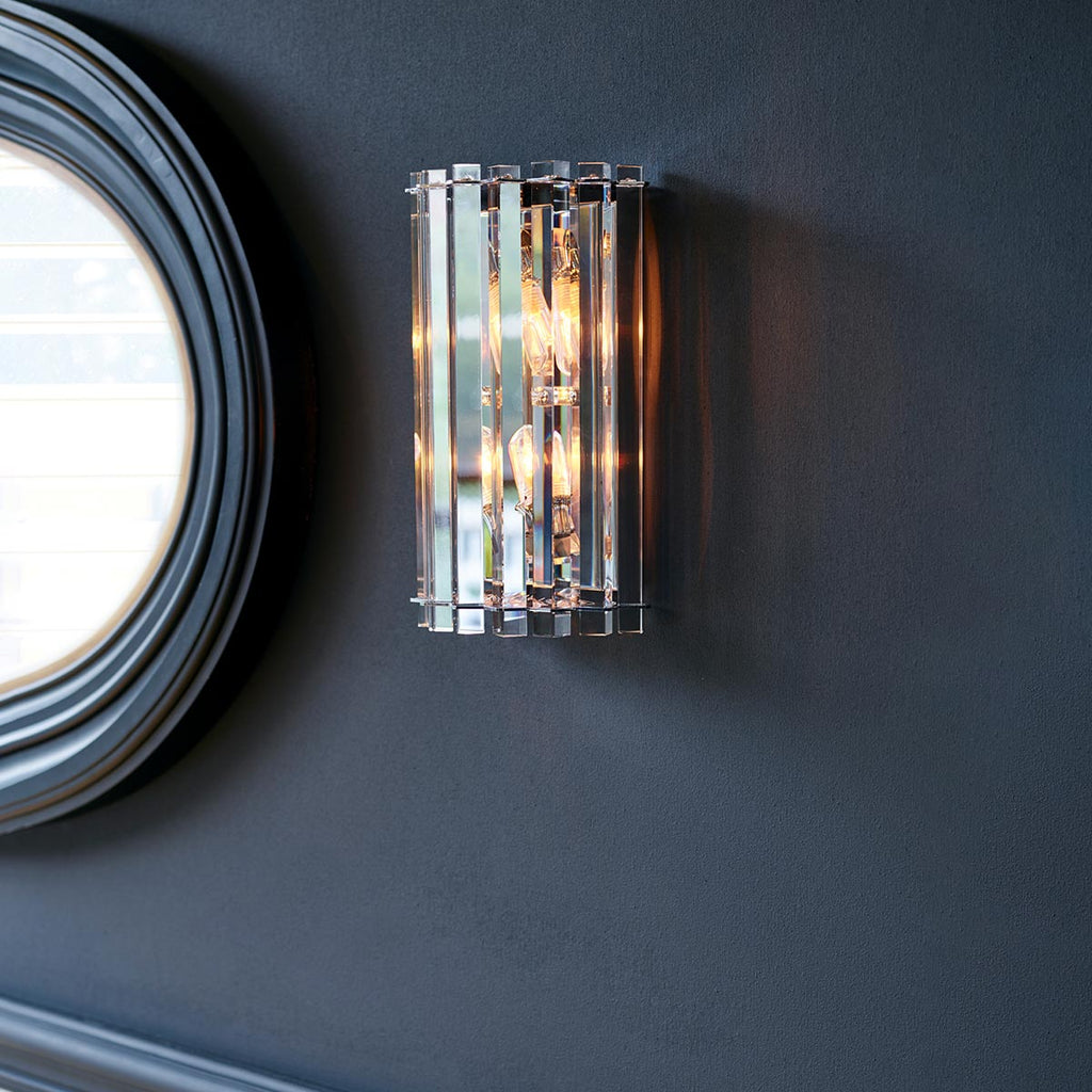 Bad-Wandleuchte Crystal Skye (verchromt) 2x - Elstead Lighting