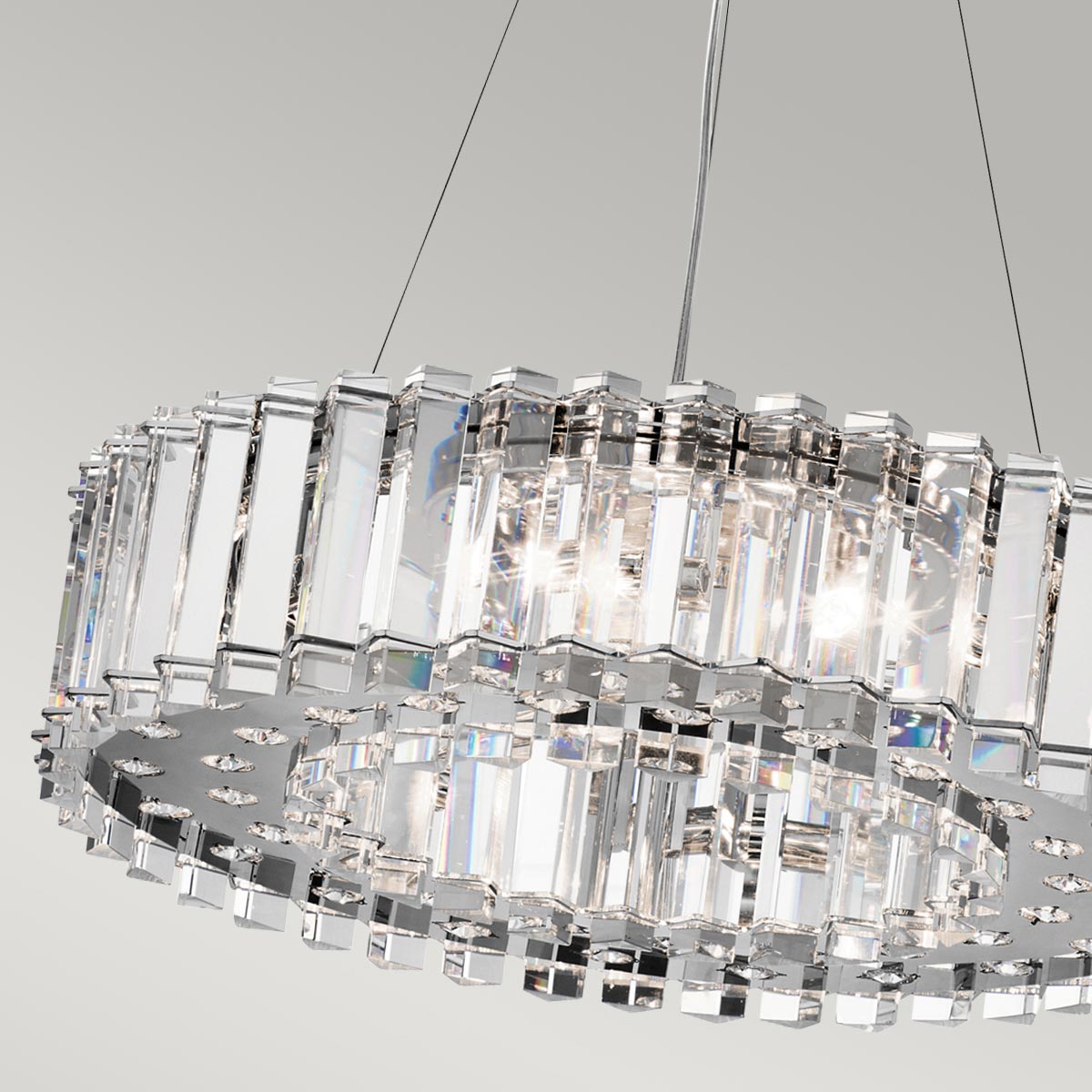 Bad-Deckenleuchte Crystal Skye (verchromt) 8x - Elstead Lighting