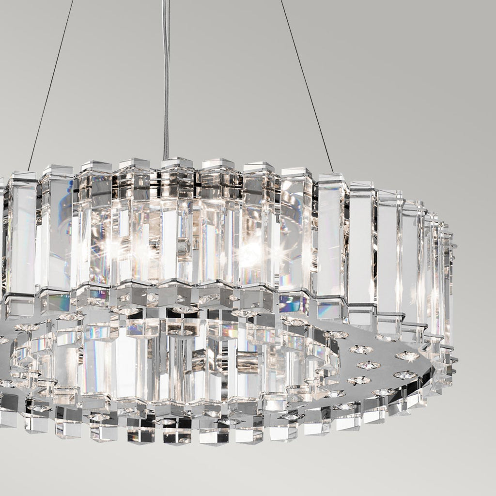 Bad-Deckenleuchte Crystal Skye (verchromt) 8x - Elstead Lighting