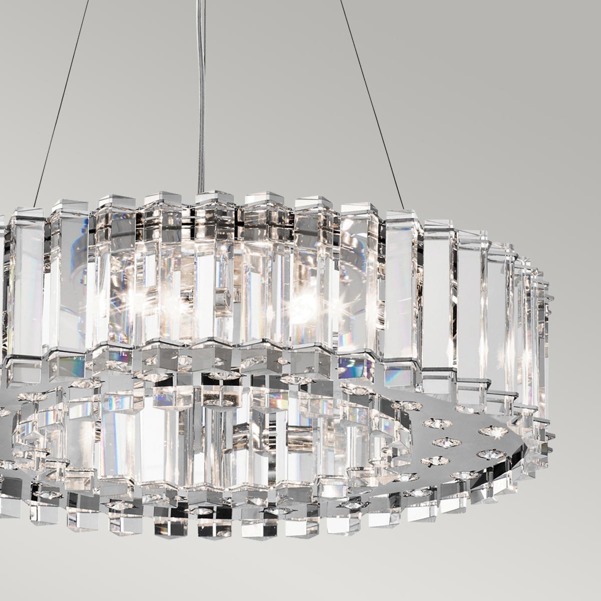 Bad-Deckenleuchte Crystal Skye (verchromt) 8x - Elstead Lighting