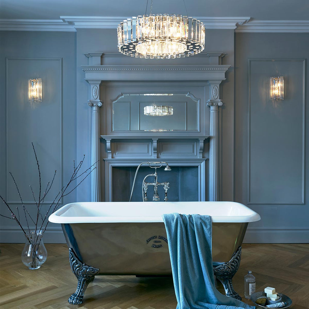 Bad-Deckenleuchte Crystal Skye (verchromt) 8x - Elstead Lighting