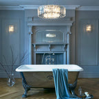 Bad-Deckenleuchte Crystal Skye (verchromt) 8x - Elstead Lighting