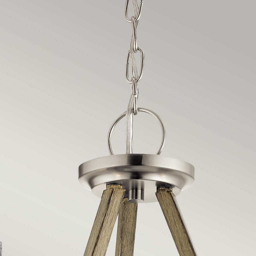 Pendelleuchte Deryn (grau) 3x - Elstead Lighting