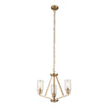 Pendelleuchte Deryn (messingfarben) 3x - Elstead Lighting