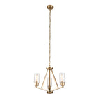 Pendelleuchte Deryn (messingfarben) 3x - Elstead Lighting