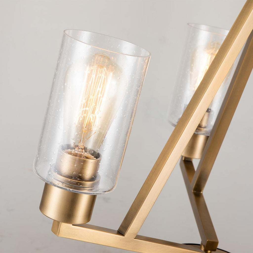 Pendelleuchte Deryn (messingfarben) 3x - Elstead Lighting