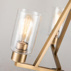 Pendelleuchte Deryn (messingfarben) 3x - Elstead Lighting