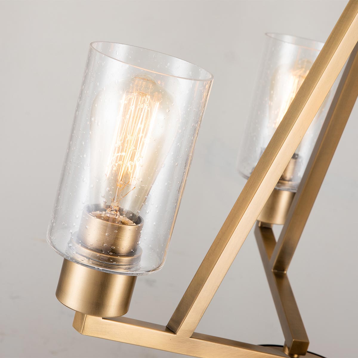 Pendelleuchte Deryn (messingfarben) 3x - Elstead Lighting