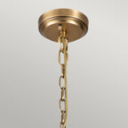 Pendelleuchte Deryn (messingfarben) 3x - Elstead Lighting