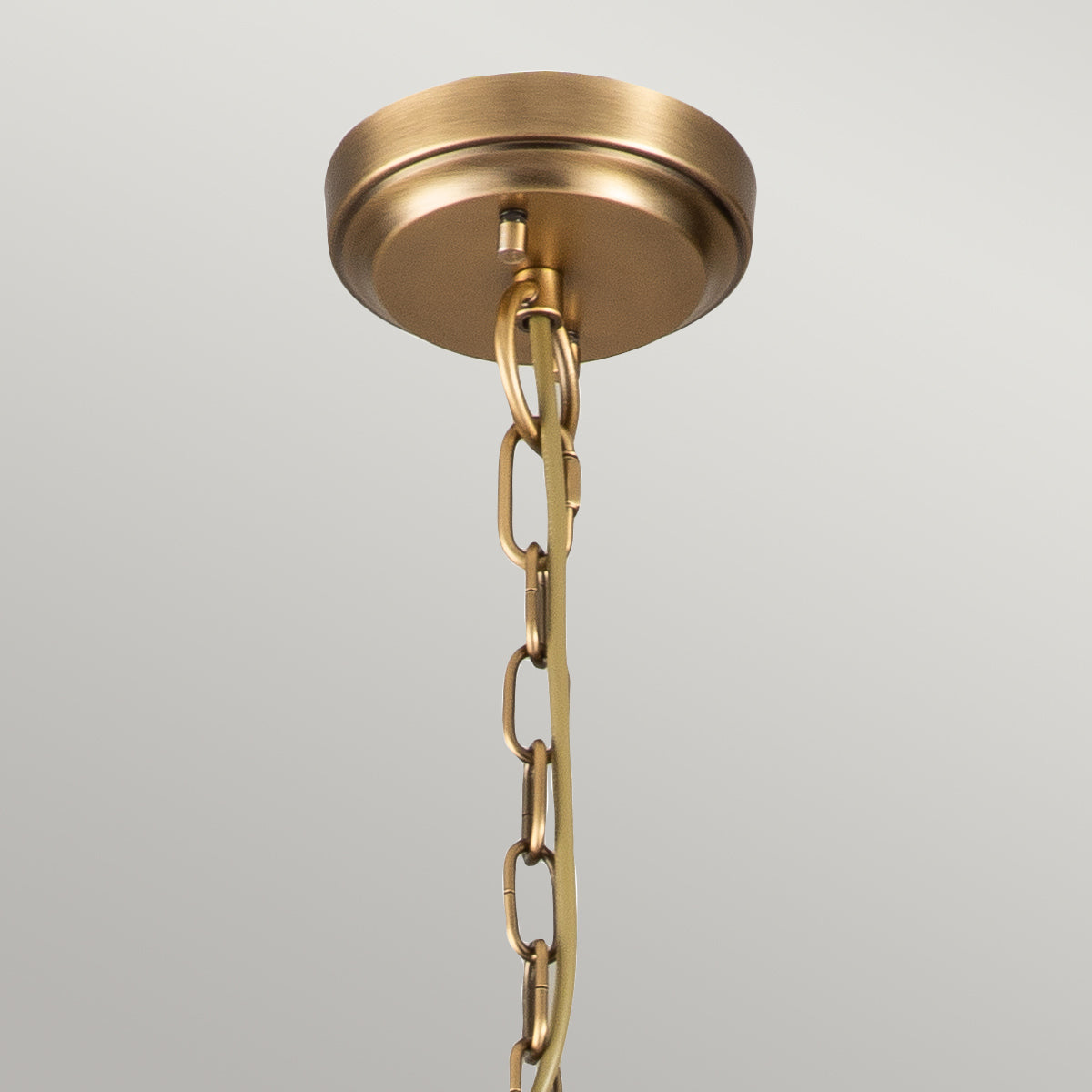 Pendelleuchte Deryn (messingfarben) 3x - Elstead Lighting