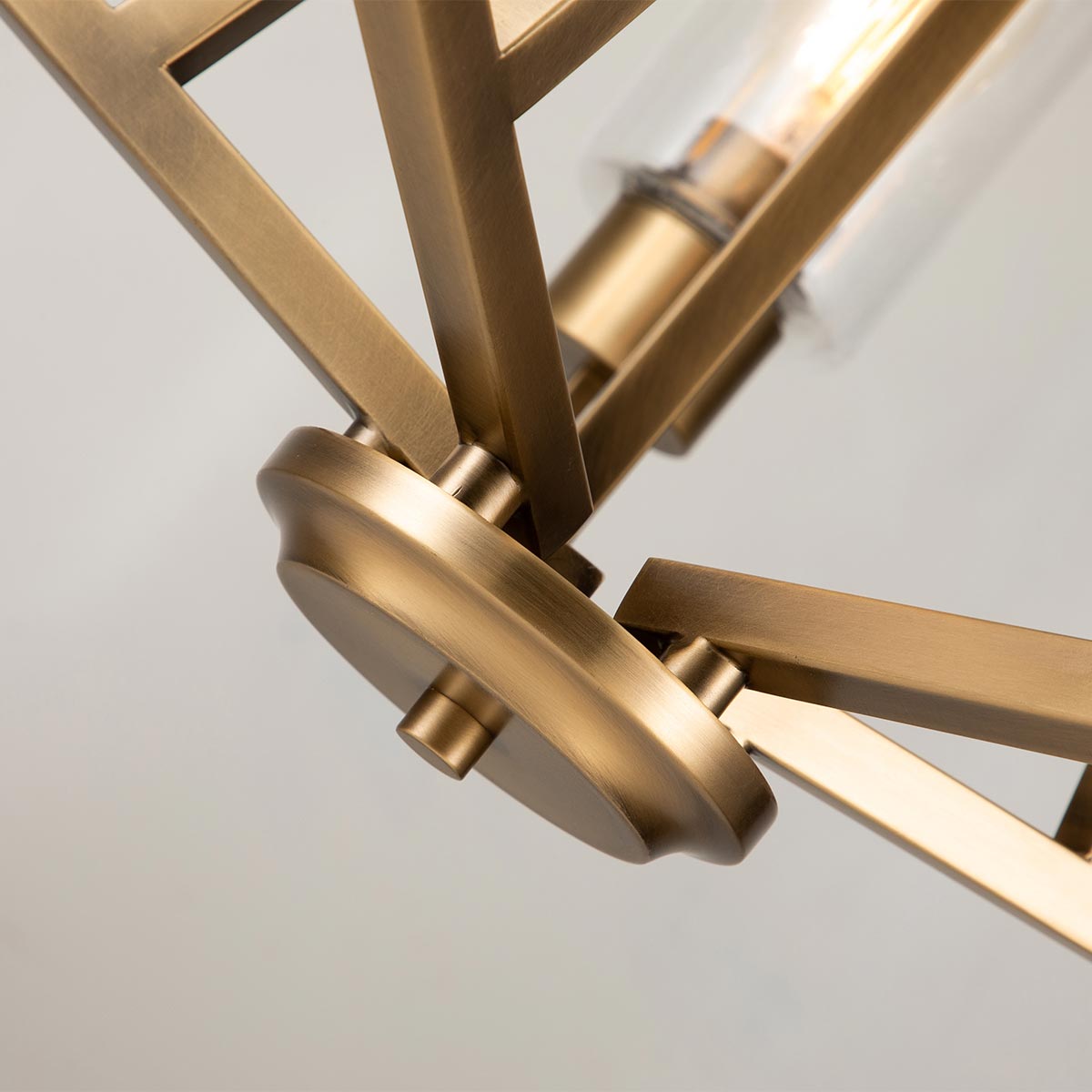 Pendelleuchte Deryn (messingfarben) 5x - Elstead Lighting