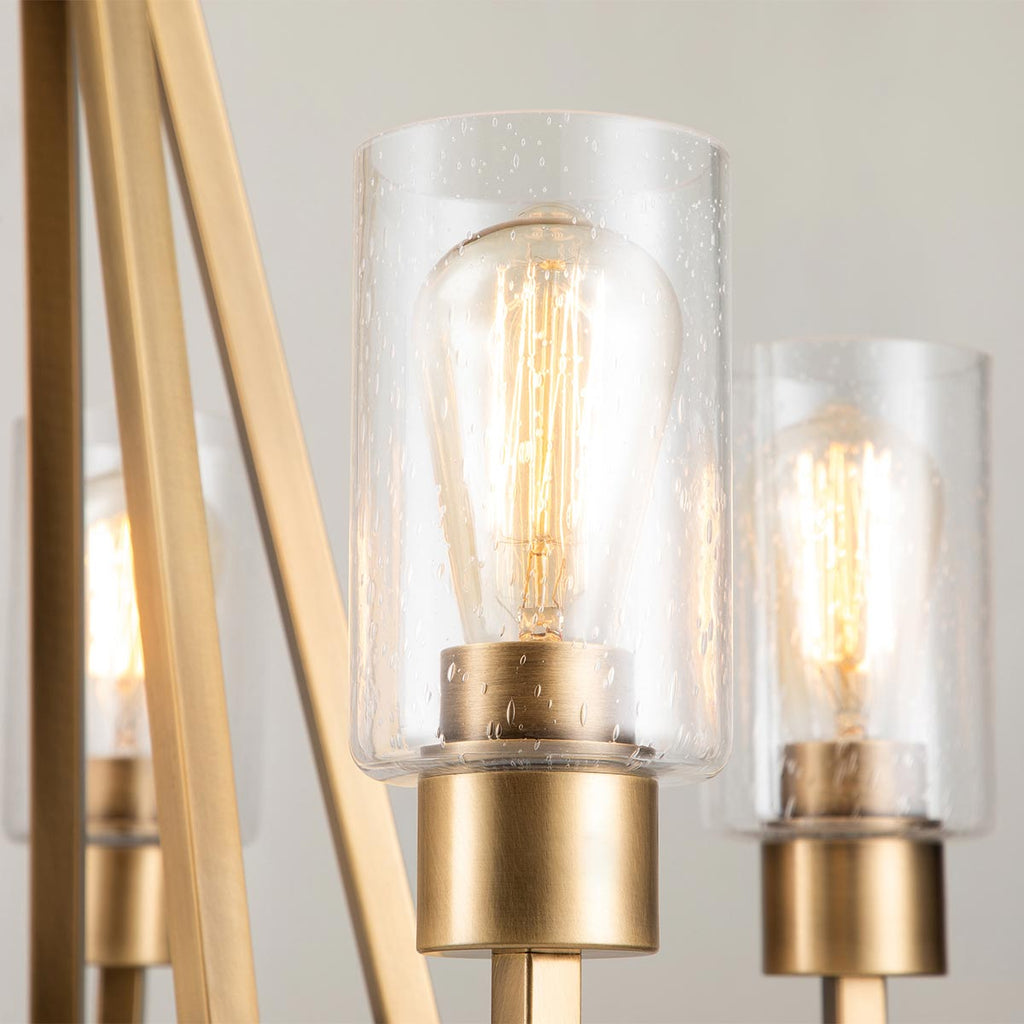 Pendelleuchte Deryn (messingfarben) 5x - Elstead Lighting