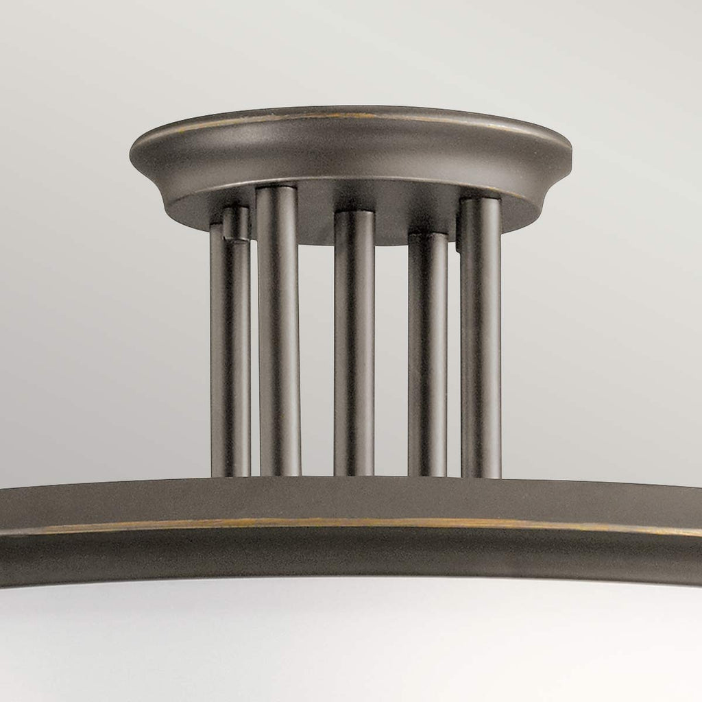 Deckenleuchte Dreyfus (bronzefarben) 3x - Elstead Lighting