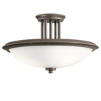 Deckenleuchte Dreyfus (bronzefarben) 3x - Elstead Lighting