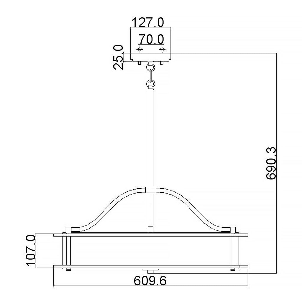 Pendelleuchte Emory (bronzefarben) 4x - Elstead Lighting