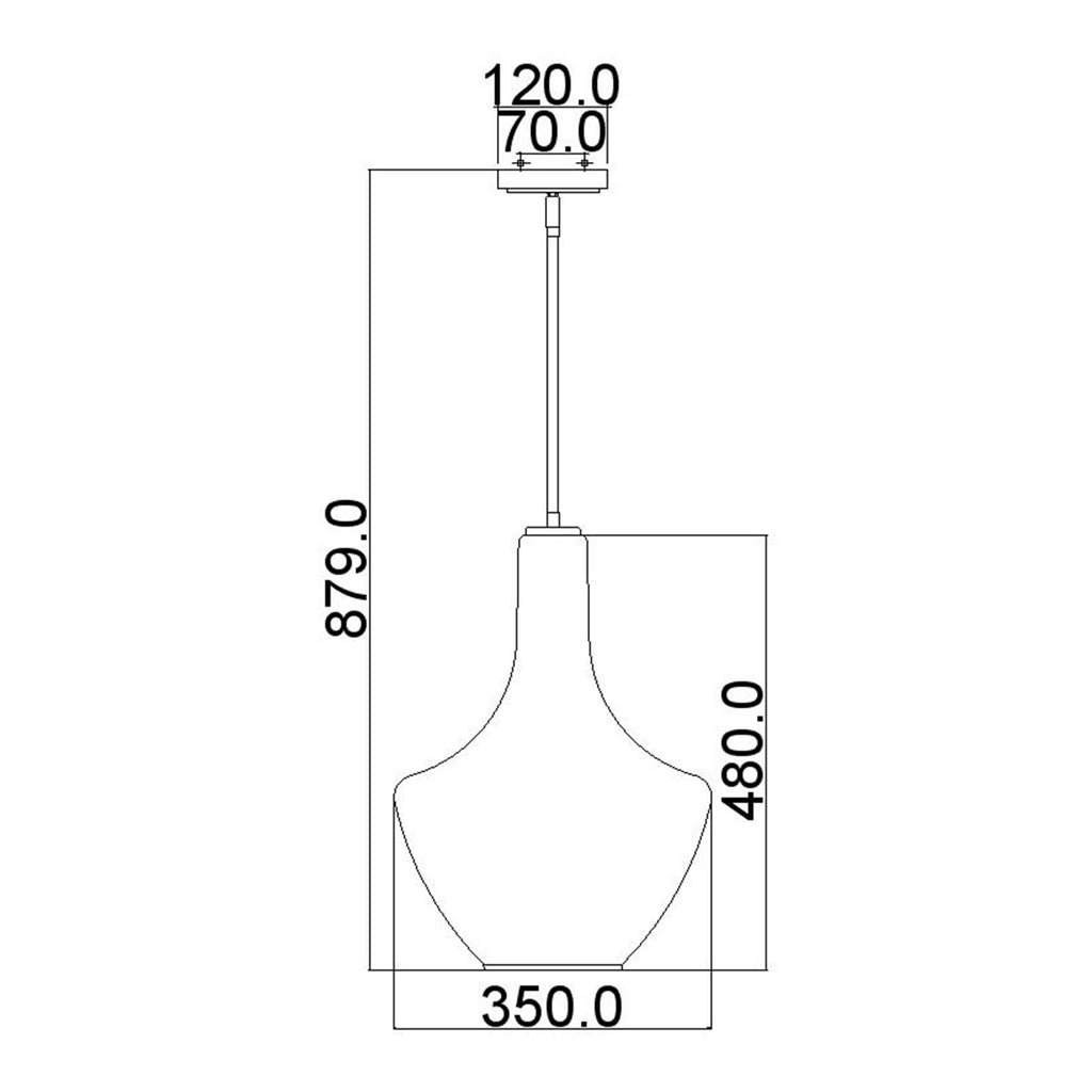 Pendelleuchte Everly (bronzefarben) 1x - Elstead Lighting