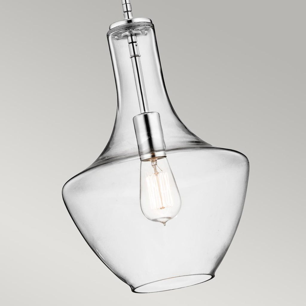 Pendelleuchte Everly (verchromt) 1x - Elstead Lighting