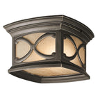 Außen-Deckenleuchte Franceasi (bronzefarben) 2x - Elstead Lighting