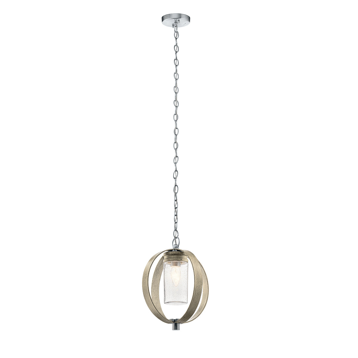 Außen-Pendelleuchte Grand Bank (grau) 1x - Elstead Lighting