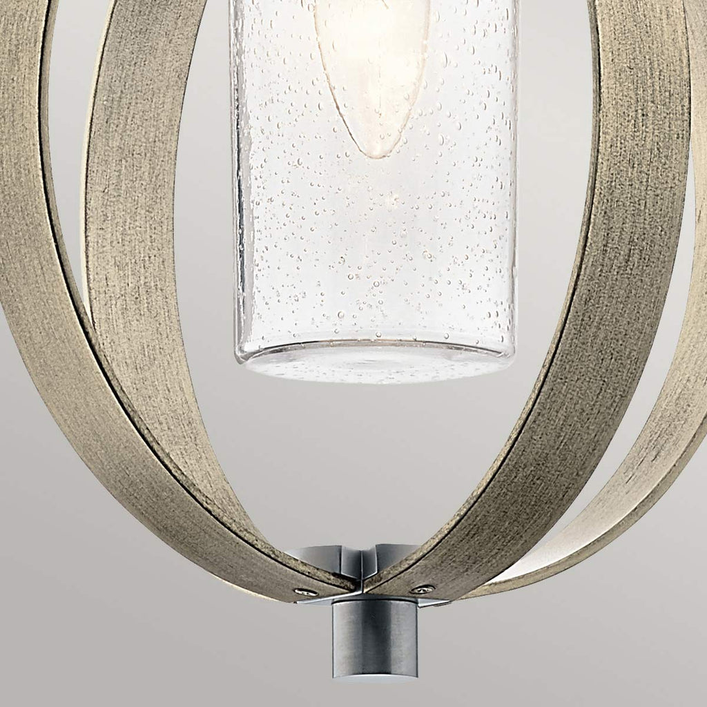 Außen-Pendelleuchte Grand Bank (grau) 1x - Elstead Lighting