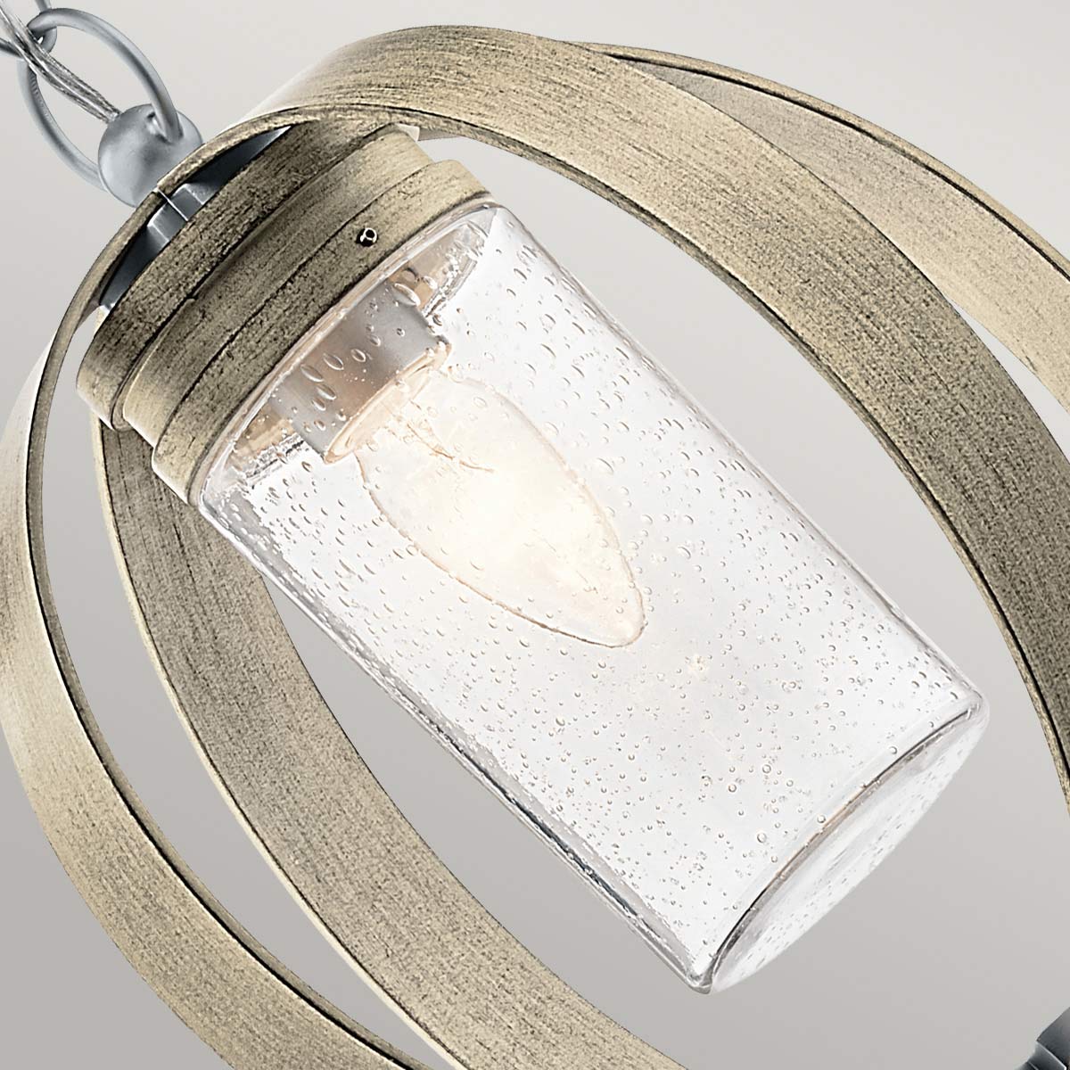 Außen-Pendelleuchte Grand Bank (grau) 1x - Elstead Lighting