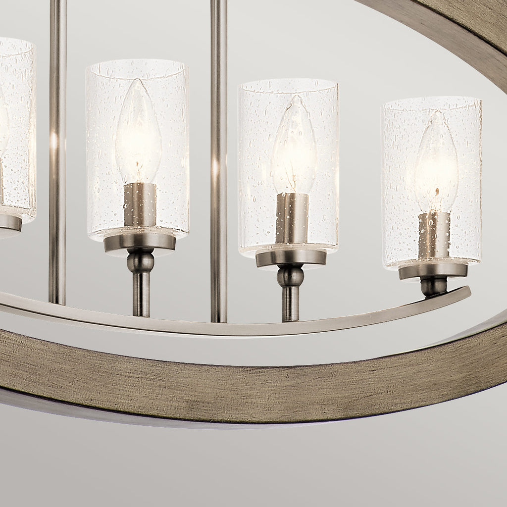 Pendelleuchte Grand Bank (grau) 5x - Elstead Lighting