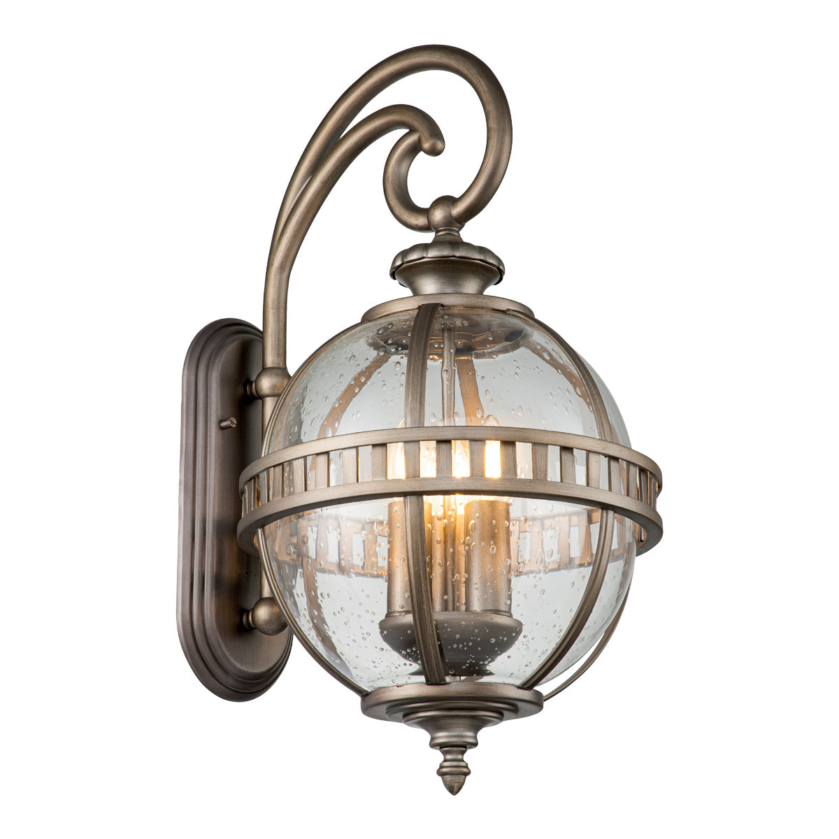 Außen-Wandleuchte Halleron (bronzefarben) 3x - Elstead Lighting