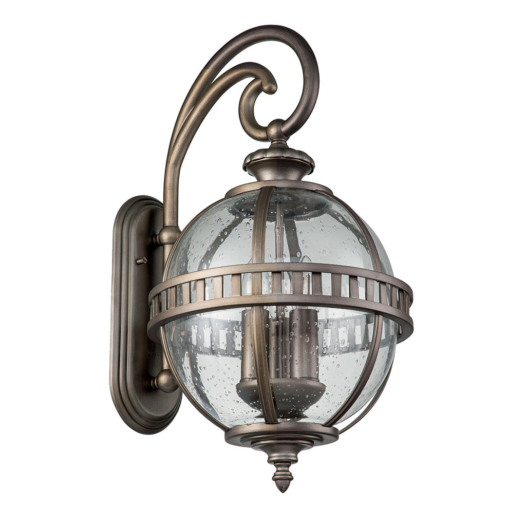 Außen-Wandleuchte Halleron (bronzefarben) 3x - Elstead Lighting