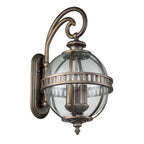 Außen-Wandleuchte Halleron (bronzefarben) 3x - Elstead Lighting