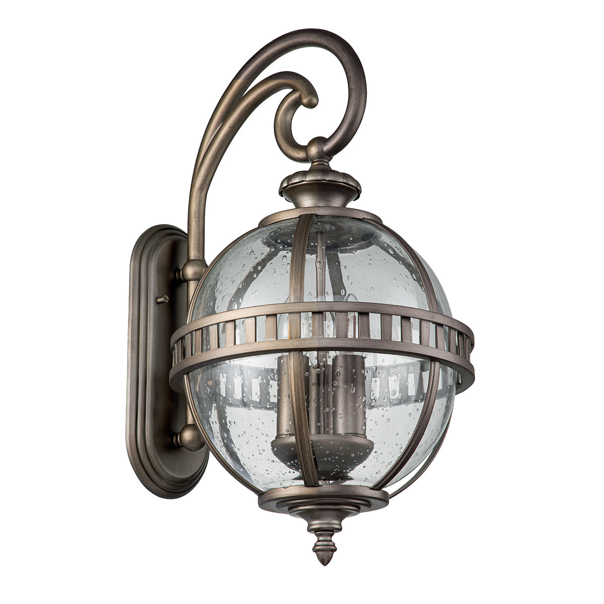 Außen-Wandleuchte Halleron (bronzefarben) 3x - Elstead Lighting