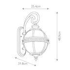 Außen-Wandleuchte Halleron (bronzefarben) 2x - Elstead Lighting