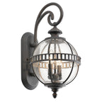 Außen-Wandleuchte Halleron (antik bronzefarbene mit dunkler Patina) 2x - Elstead Lighting