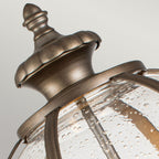 Außen-Sockelleuchte Halleron (bronzefarben) 3x - Elstead Lighting