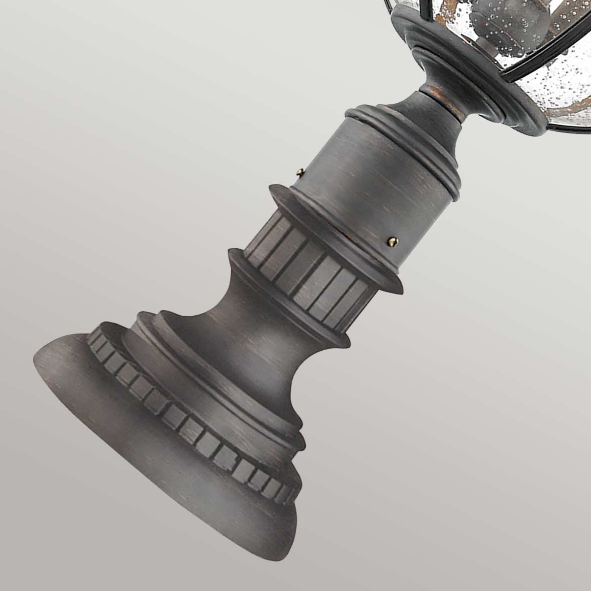 Außen-Sockelleuchte Halleron (antik bronzefarbene mit dunkler Patina) 3x - Elstead Lighting
