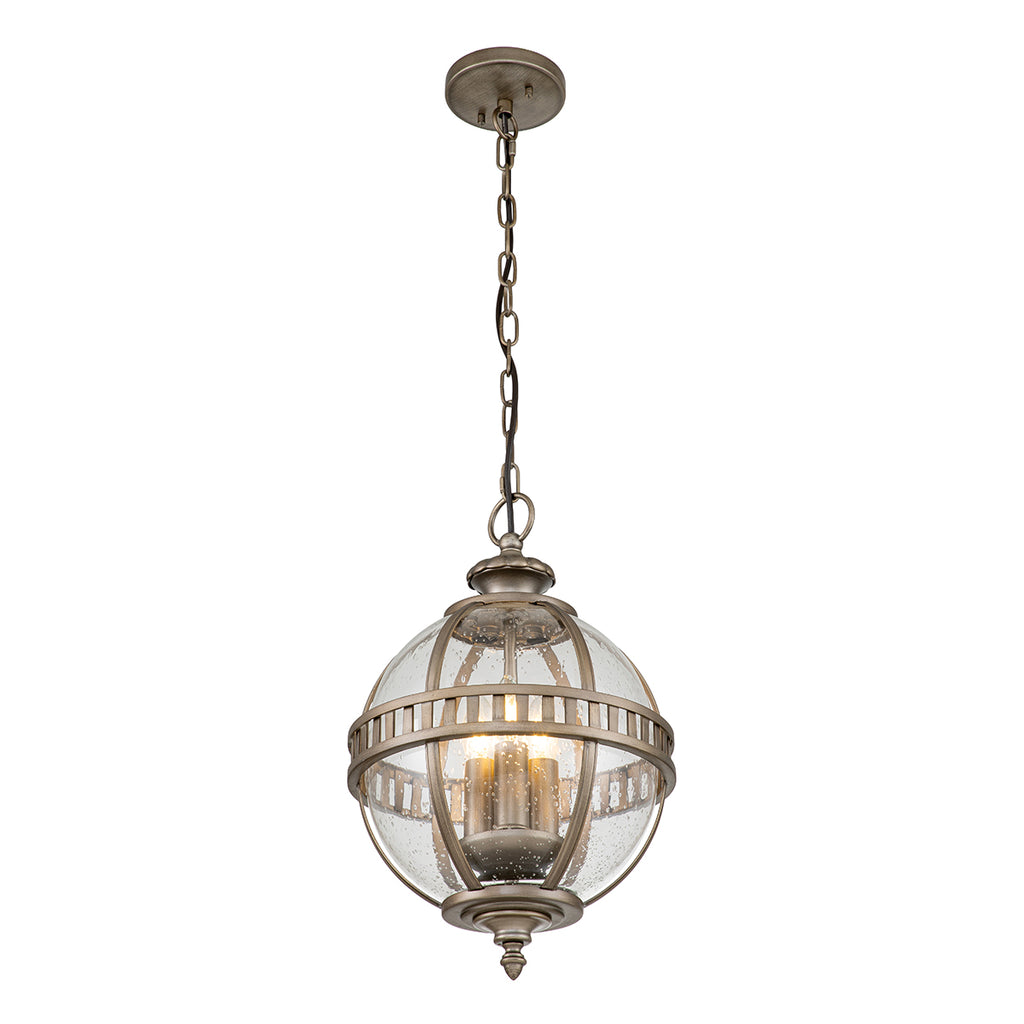 Außen-Pendelleuchte Halleron (bronzefarben) 3x - Elstead Lighting