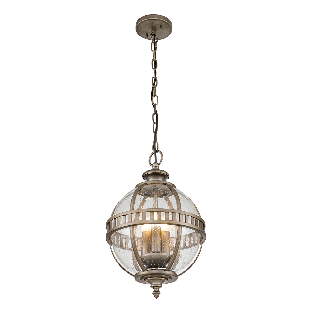 Außen-Pendelleuchte Halleron (bronzefarben) 3x - Elstead Lighting