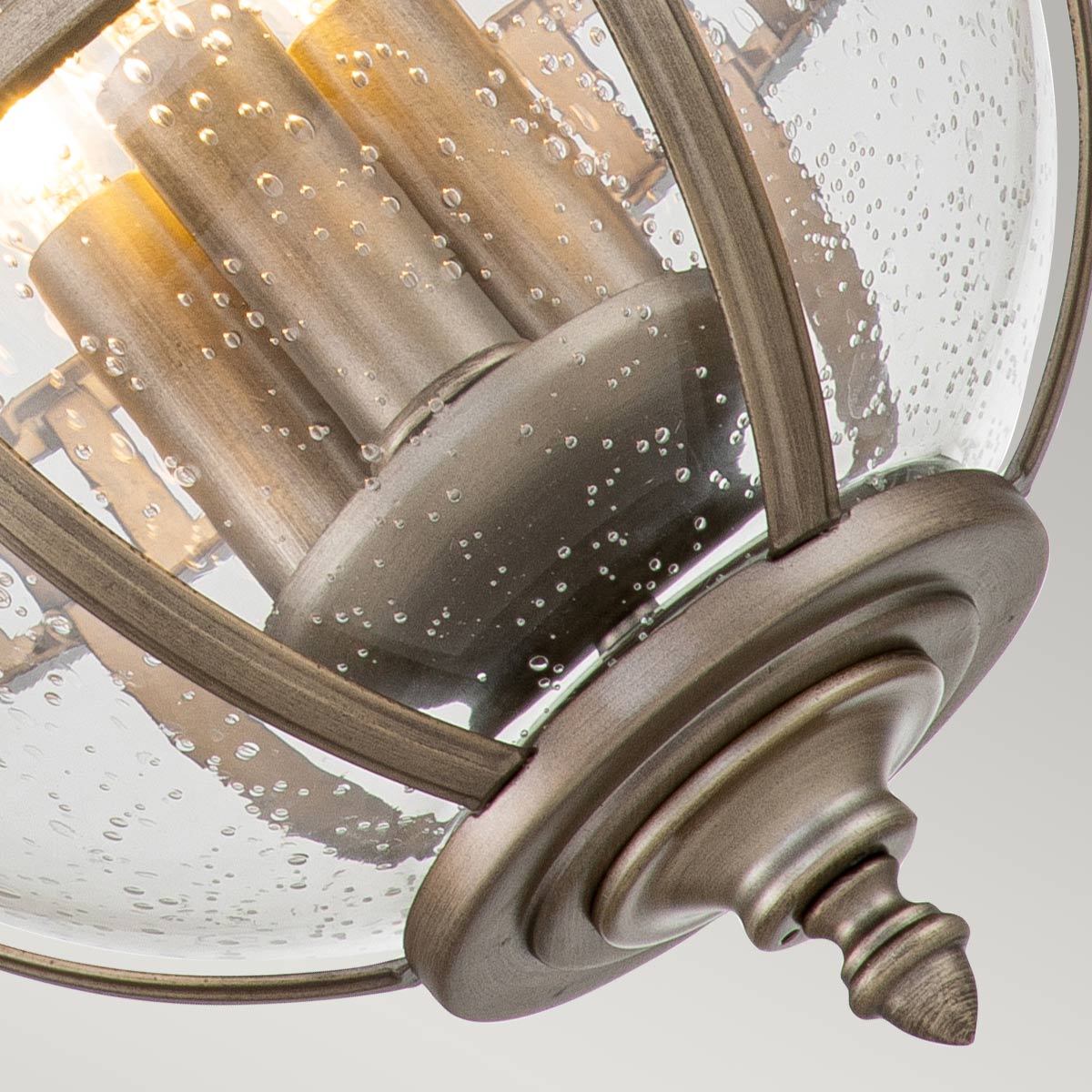 Außen-Pendelleuchte Halleron (bronzefarben) 3x - Elstead Lighting
