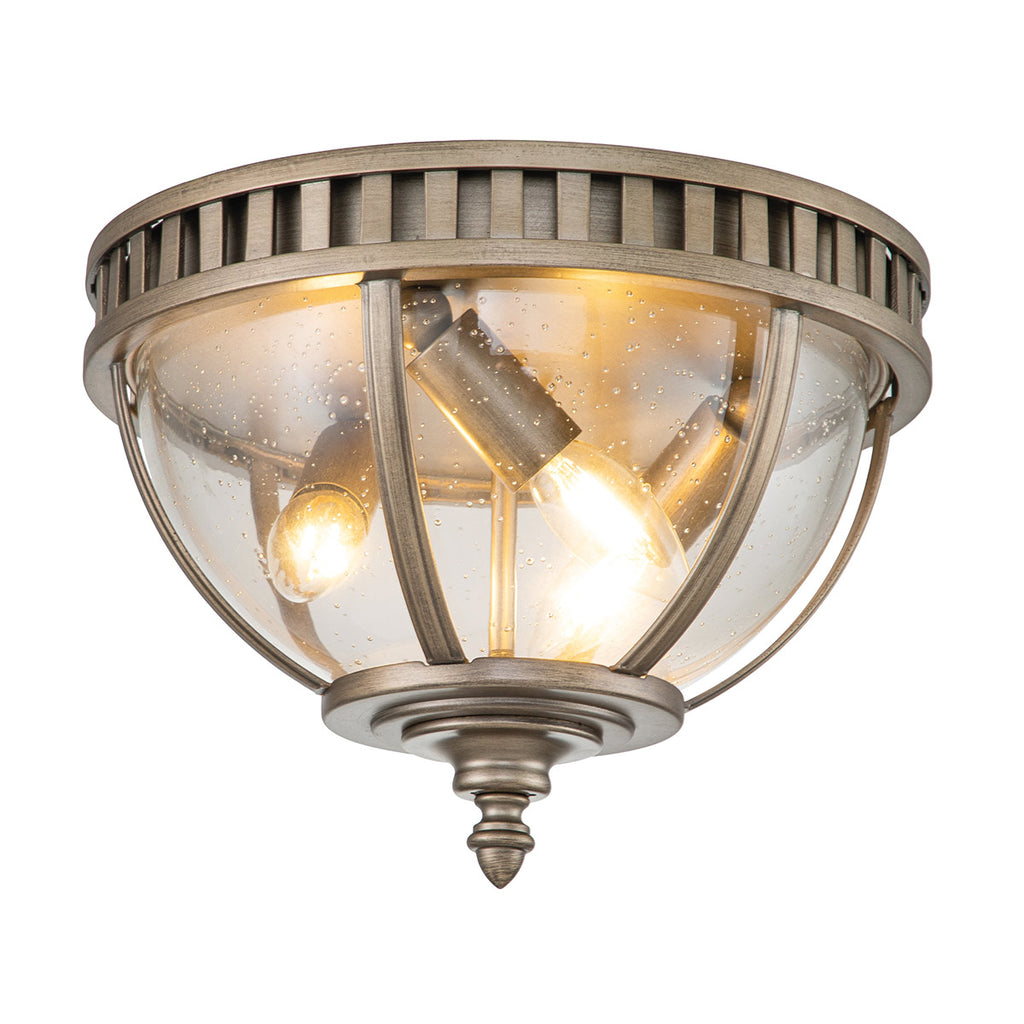 Außen-Deckenleuchte Halleron (bronzefarben) 3x - Elstead Lighting