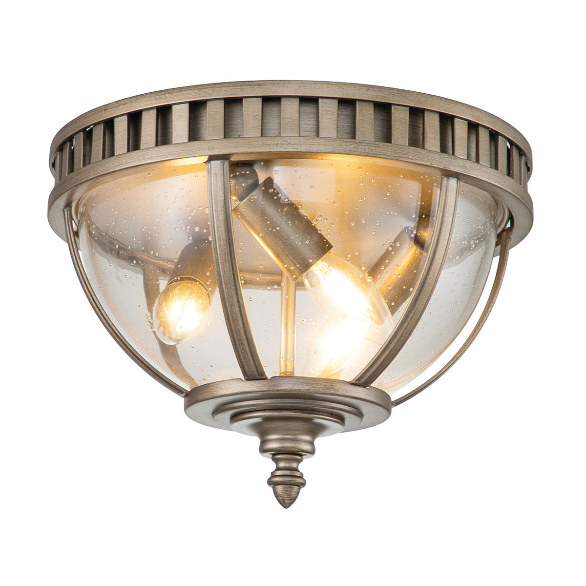 Außen-Deckenleuchte Halleron (bronzefarben) 3x - Elstead Lighting
