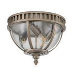 Außen-Deckenleuchte Halleron (bronzefarben) 3x - Elstead Lighting