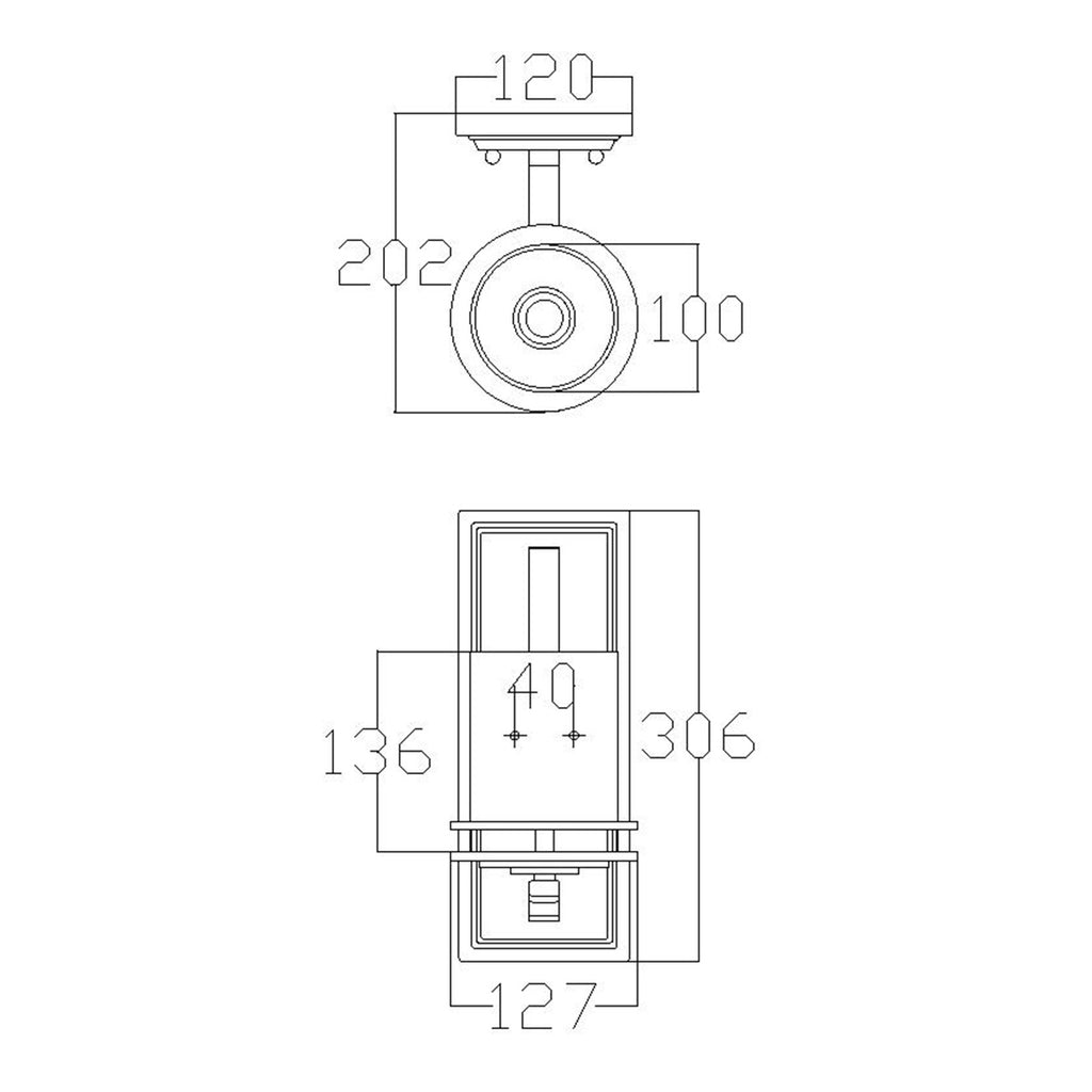 Bad-Wandleuchte Hendrik (verchromt) 1x - Elstead Lighting