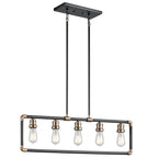 Pendelleuchte Imahn (schwarz) 5x - Elstead Lighting