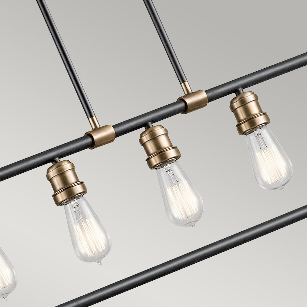 Pendelleuchte Imahn (schwarz) 5x - Elstead Lighting