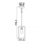 Pendelleuchte Imahn (schwarz) 1x - Elstead Lighting